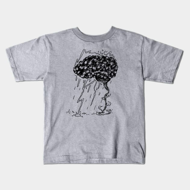 Brainstorm Kids T-Shirt by Meggieport